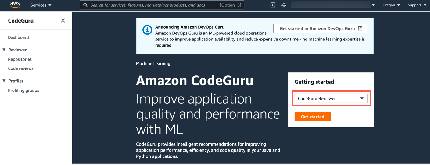 Evaluate source code using machine learning with Amazon CodeGuru Reviewer
